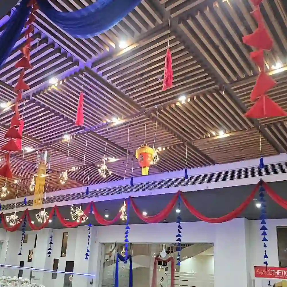 Diwali decor in office
